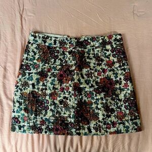 Liu-Jo mini tweed skirt with elegant beads